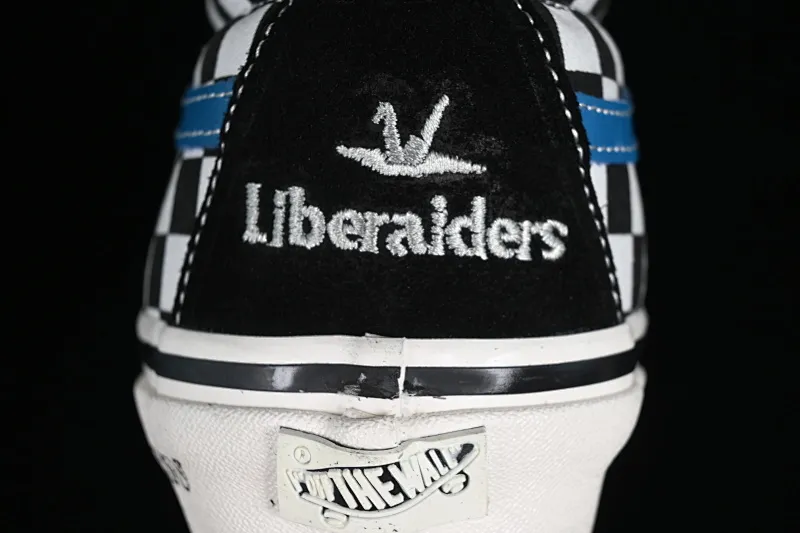 All categories Vans Vans series Vans Mid Vans SK8-Mid x Liberaiders Qianzhihe joint black and white checkerboard mid-top casual sneakers VN0A3TKNQXH